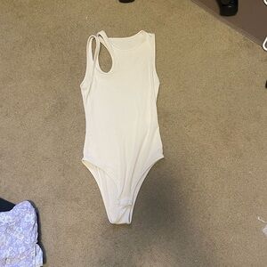 Women's Cream Bodysuit